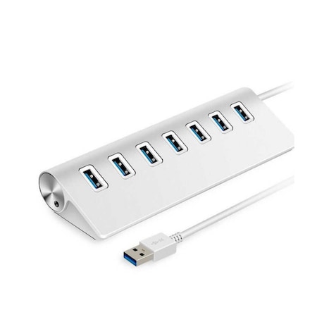 Sanoxy 7-Port USB 3.0 Hub 5Gbps Aluminum Portable for PC Laptop Notebook Desktop SANOXY-ADAPTER1