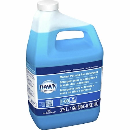 Dawn Manual Pot/Pan Detergent, Concentrate Liquid, 128 fl oz (4 quart), Original Scent, Blue, 4PK 57446