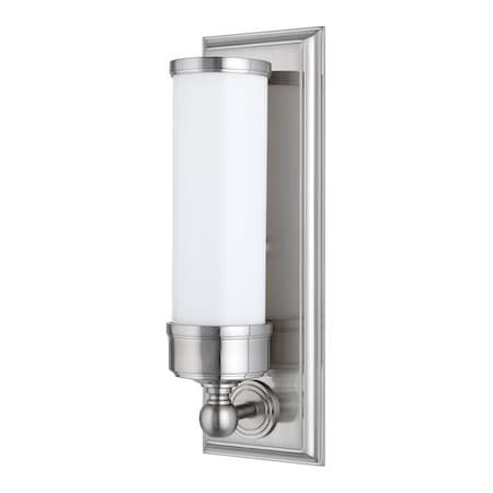 Hudson Valley Lighting Everett 1 Light Bath And Vanity 4.75 In. Satin Nickel 371-SN