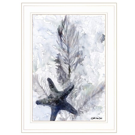 Homeroots Ocean Collection 4 White Framed Print Wall Art 406953