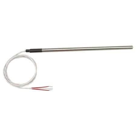 Omega Fast Response RTD Probe, Stripped Leads, -50 degC to 260 degC (-58 degF to 500 degF), Class A, 0.25 PRCU-10-2-100-1/4-12-E