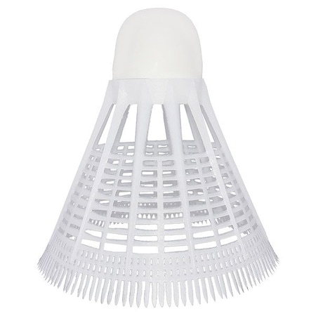 Champion Sports Badminton Shuttlecock Set, White SHP15