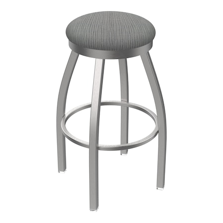Holland Bar Stool Co 802 Misha Stainless Steel 36in Swivel Bar Stool with Graph Alpine Seat 80236SS020