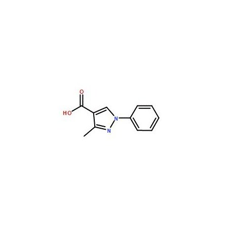 Ak Scientific 3-Methyl-1-phenyl-1H-pyrazole-4-carboxylic acid (100mg), CAS 77169-11-0 5360AH-100mg