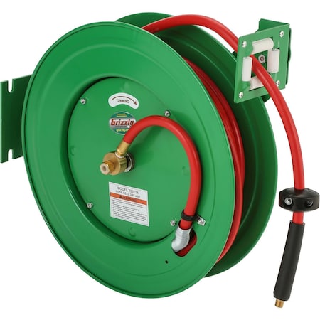 Grizzly 3/8" x 50' Retractable Hose Reel T23114