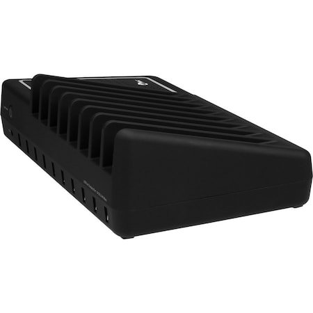 Siig 10-PORT USB CHARGING STATION WITH AMBIENT LIGHT DECK ALLOWS YOU TO CHARGE A AC-PW1314-S1