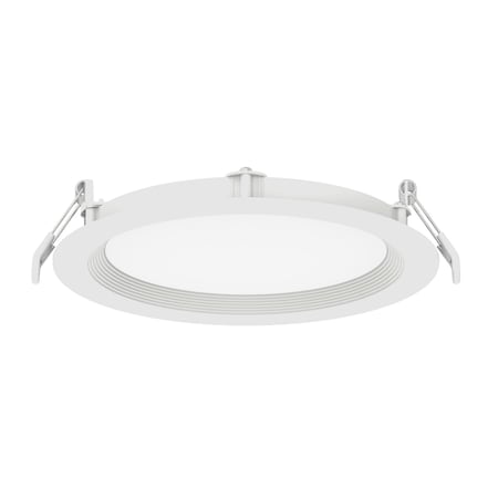 Maxlite SLIM BAFFLE ROUND DOWNLIGHT, 6IN, 13W, 120V TRIAC DIMMING, 27/30/35/40/50K CCT SELECTABLE, WHT, 6PK SBRD-6R13T9CS-W-6PK