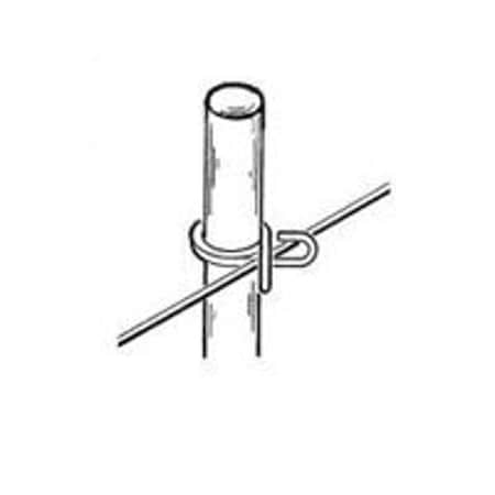 Parmak Rod Post, 60 in OAH, Fiberglass, Gray 706