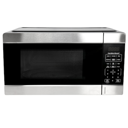 Hamilton Beach 1.1 Cu. Ft. 1000 Watt Countertop Microwave Oven in Black HBCMWP11S2-10