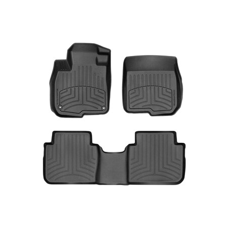 Weathertech Black, Front and Rear FloorLiner HP 441812-1-2IM