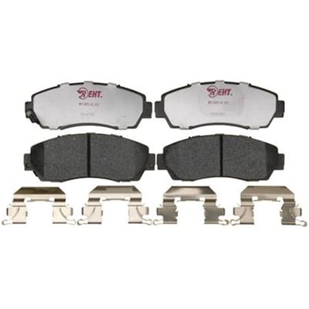 R/M Brakes RM Brakes EHT1089H Ceramic Brake Pad Set With Hardware R53-EHT1089H