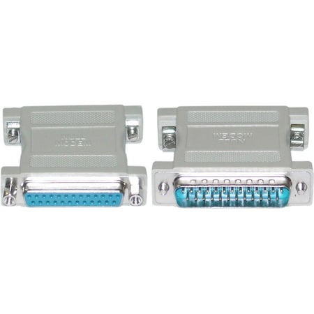 Cable Wholesale Null Modem Adapter, DB25 Male to DB25 Female 30D3-38200