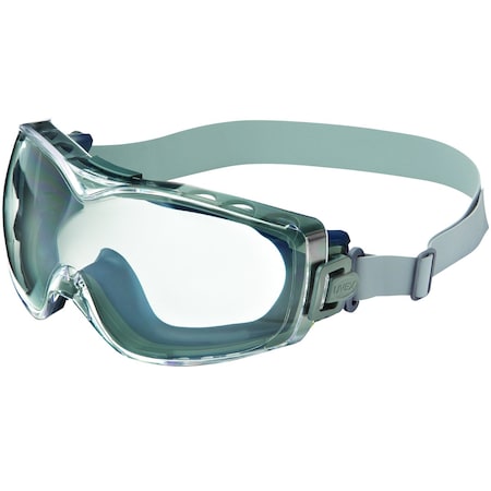 Uvex Indirect Vent Goggle w/Navy Body, Clear Lens and Hydroshield Anti-Fog coating, Neoprene Strap S3970HS