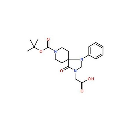 Ak Scientific Boc-3-carboxymethyl-1-phenyl-1, 3, 8-triazaspiro[4.5]decan-4-one (1g), CAS 180386-35-0 V3893-1g