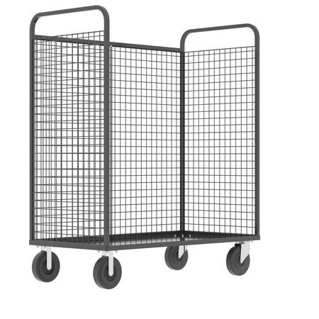 Valley Craft CageCart, 57in, 30in, Gray, Steel, 2,000lb F89256VCGY