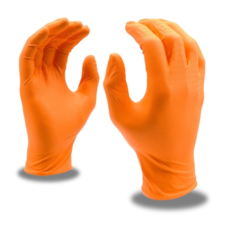 Nitri-Cor Gloves, Orange, Nitrile, PK1000 4093L
