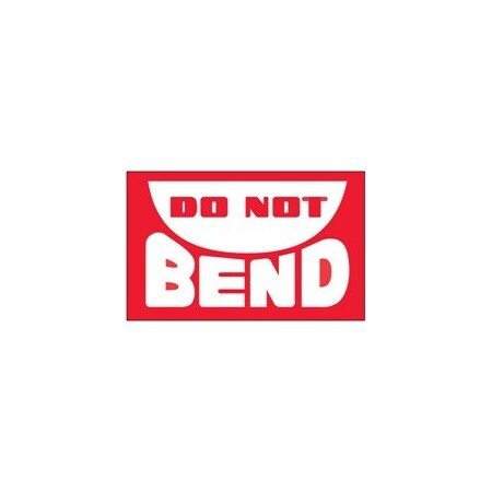 Bubblefast 3 x 5'' - ''Do Not Bend'' Labels BFDL1400