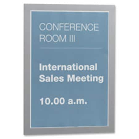 Durable Office Products Duraframe Magnetic SelfAdhesive Frame Red DBL476803