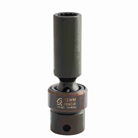 Sunex 3/8 inDr12Mm 12Pt Met Sp Univ Sc 312MZUD