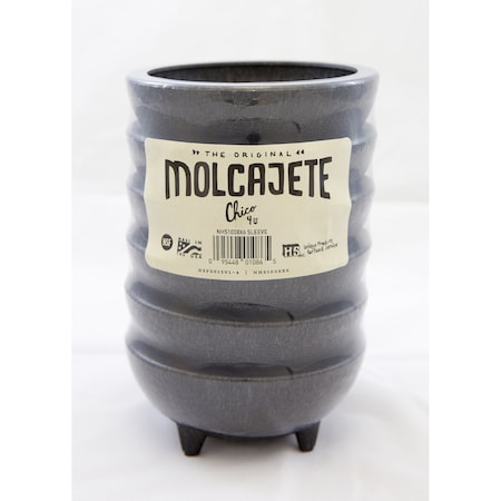 Hs 4 oz. Molcajete Chico, Charcoal, 6 bowls/sleeve, 4 sleeves/case, total of 24 bowls/case NHS1008X6