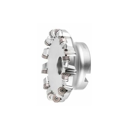 Garant TwinCut 45 Degree Face Mill, Close Pitch, with Bore, 125mm Diameter, 12 Inserts 213420 125/12