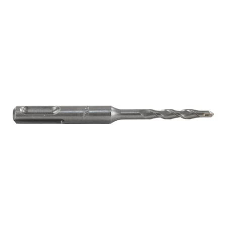 Makita Standard Hammer Drill Bit, 5/32 in Drill Bit, Shank, Carbide Cutting Edge, 6-1/4 in OAL D-00810-25