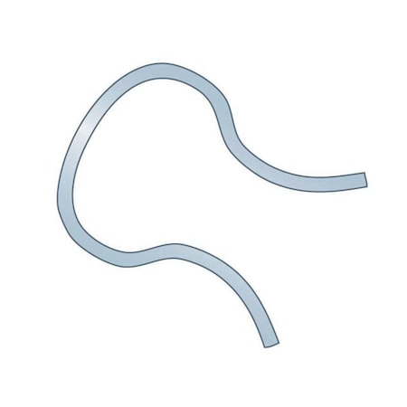 Huyett Hair Pin, Zinc Plated Spring Steel, 0.042 in Wire Dia x 0.750 in Length BPXZ-419