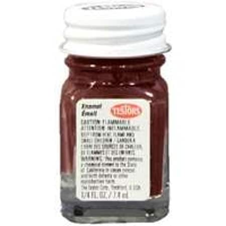 Testors Craft Paint, Gloss, Brown, 0.25 oz, Bottle 1140TT