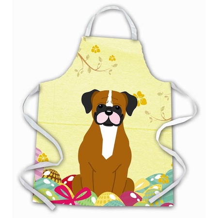 Carolines Treasures Easter Eggs Flashy Fawn Boxer Apron BB6116APRON