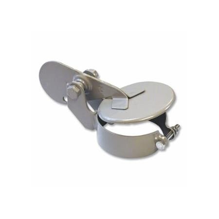 Anthes Weathercap Exhaust Rain Cap, Steel, 4 in outside dia, Gray 346-11013