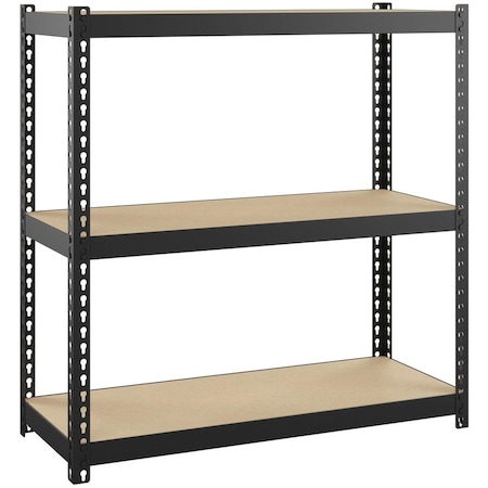 Lorell Narrow Steel Shelving 30" Height x 30" Width x 12" Depth 66962