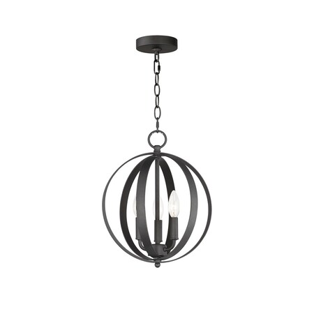 Maxim Provident 3-Light Chandelier 10030BK