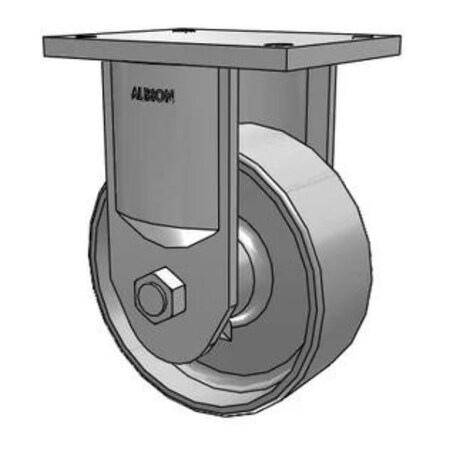 Albion ultimate-kingpinless-steel-Caster 600FS08509R
