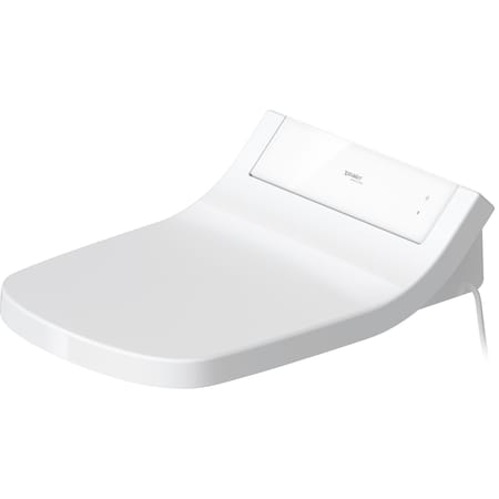 Duravit SensoWash Classic Shower-Toilet Seat for DuraStyle, Exposed Connections, White 613200011041300