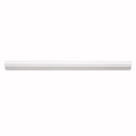 Apollo Tile Snow White 1x12 Thassos Marble Polished Pencil Liner Tile Trim 0.67 sqft/case, 10PK APLMTS884PA