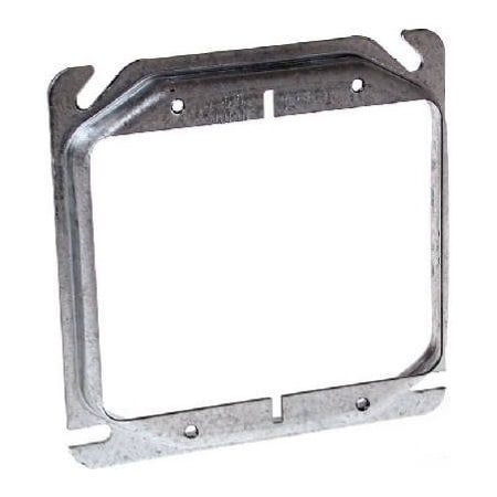 Hubbell-Raco Electrical Box Cover, 2 Gangs Gang, Steel, Raised Cover Type 8778