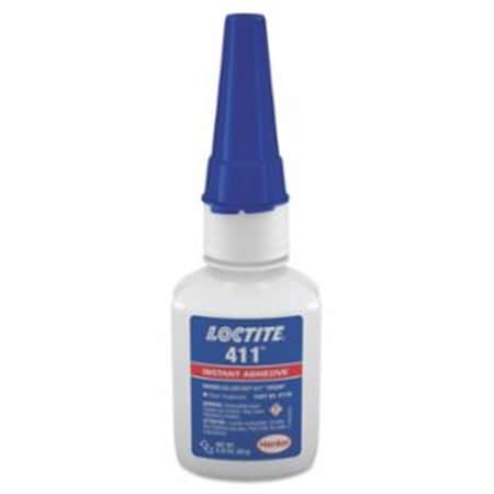 Loctite 20 g 411 Prism Instant Toughened Adhesive, Clear 442-135446