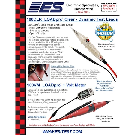 Electronic Specialties Loadpro + Volt Meter 180VM