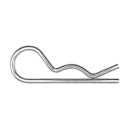Auveco Hairpin Cotter 3/16in-177 Wire - Zinc, 10PK 10396