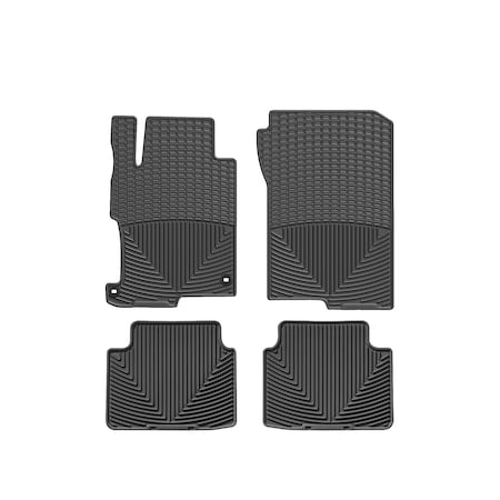 Weathertech Black, Front and Rear All Weather Floor Mats WTHB293150