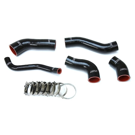 Hps Performance High Temp Reinforced Silicone Intercooler Hose Boots Kit, Black,  57-1629-BLK