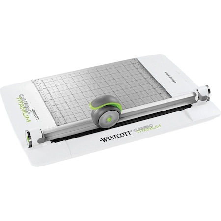 Westcott Paper Trimmers, 12" Carbo Titanium Rotary Trimmer - 10 Sheets 16718