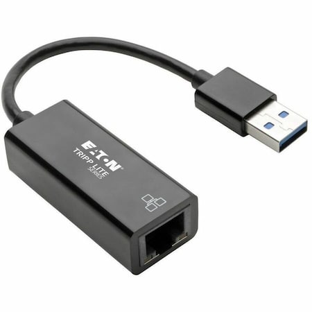 Tripp Lite Eaton Tripp Lite Series USB 3.0 to Gigabit Ethernet NIC Network Adapter - 10/100/1000 Mbps, Black U336-000-R