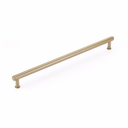 Schaub 18in Center to Center Pub House Appliance Pull Signature Satin Brass Finish 5118A-SSB