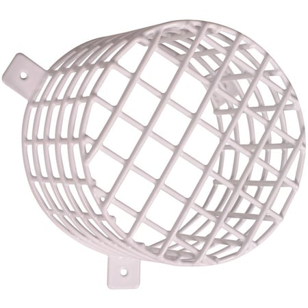 Safety Technology International Audible and Strobe Guard, Steel, Surface Mount, 5 7/8 in W x 5 7/8 in H x 5 in D, White STI-9617