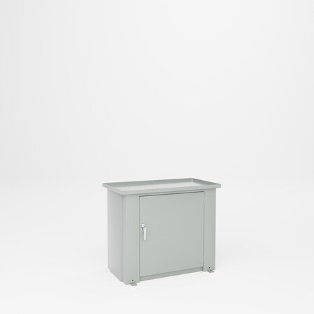 Pucel Drain Top Door Bench, 36 in W x 30 in H x 20 in D, Gray CM-3630