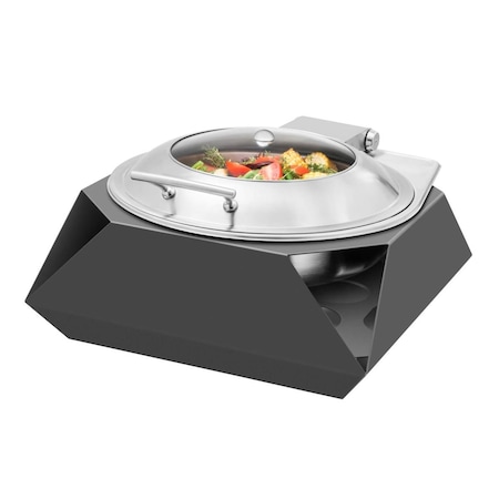 Rossetto Rosseto  Round Diamond Multi-Chef Black Frame with Soft Closing Lid, 2PK SK050