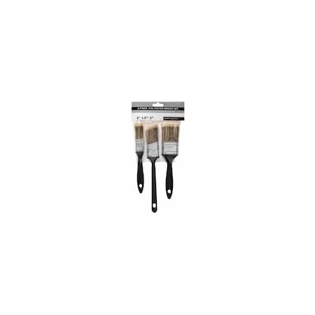 True Value Applicators 3-Pc. Paint Brush Set, Polyester, 1 In. 30033210