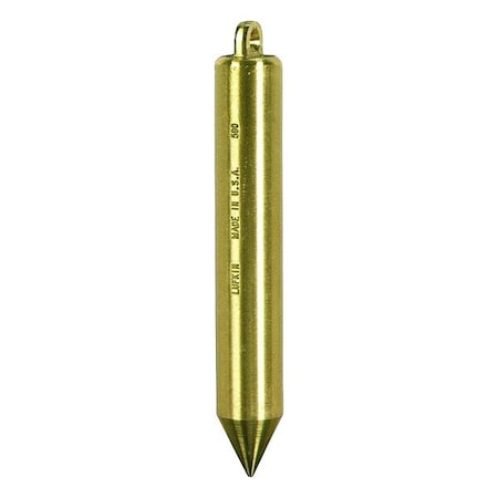 Crescent Lufkin Plumb Bob, 20Oz, Cylinder, Brass TT590N