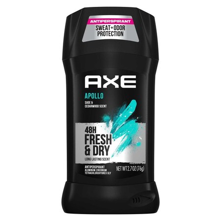 Axe Apollo Cedarwood and Fresh Sage Anti-Sweat Antiperspirant Deodorant Stick, 2.7 Ounce, 12PK 62675804